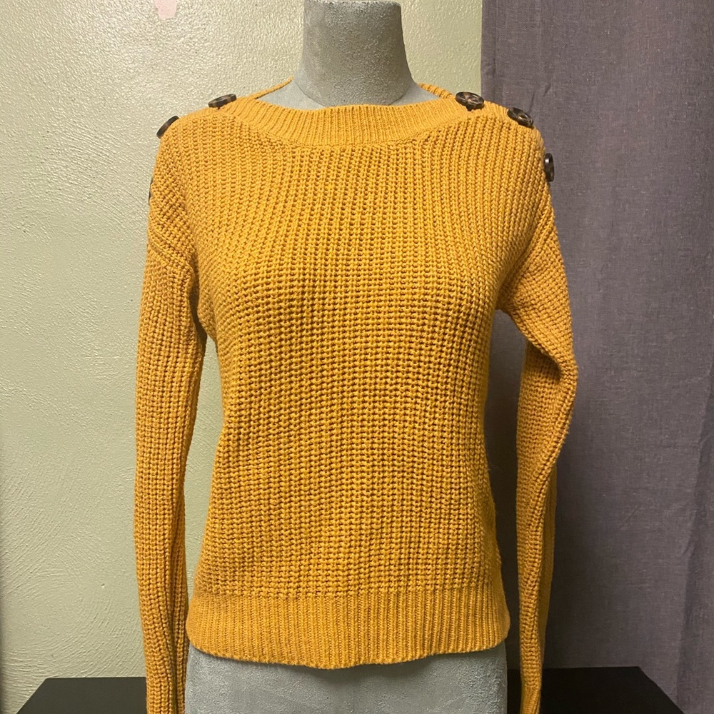 Yellow Knit Sweater